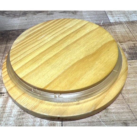 Ceramic Jar With Floral & Bird Design Wooden Tall Decorative Jar - Picture 6 of 7